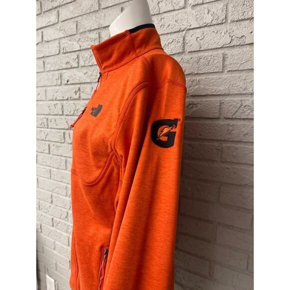 The North Face Men Orange Zip Front Long Sleeve Jacket Size S - Picture 4 of 9